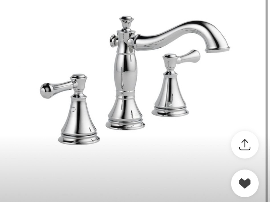Delta chrome widespread faucet

#LTKHome #LTKxWayfair
