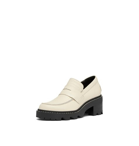 SOREL Women's Joan Now City Loafer - Chalk, Black - 7.5 | Amazon (US)