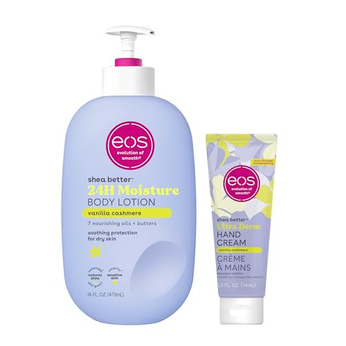 Bundle of eos Shea Better Vanilla Cashmere- Body Lotion + Hand Cream | Amazon (US)