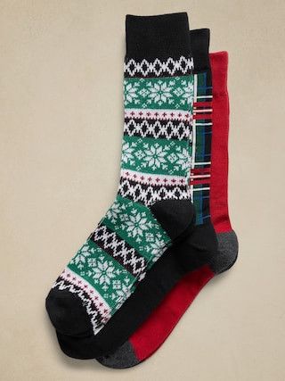 Holiday Socks (3-Pack) | Banana Republic Factory