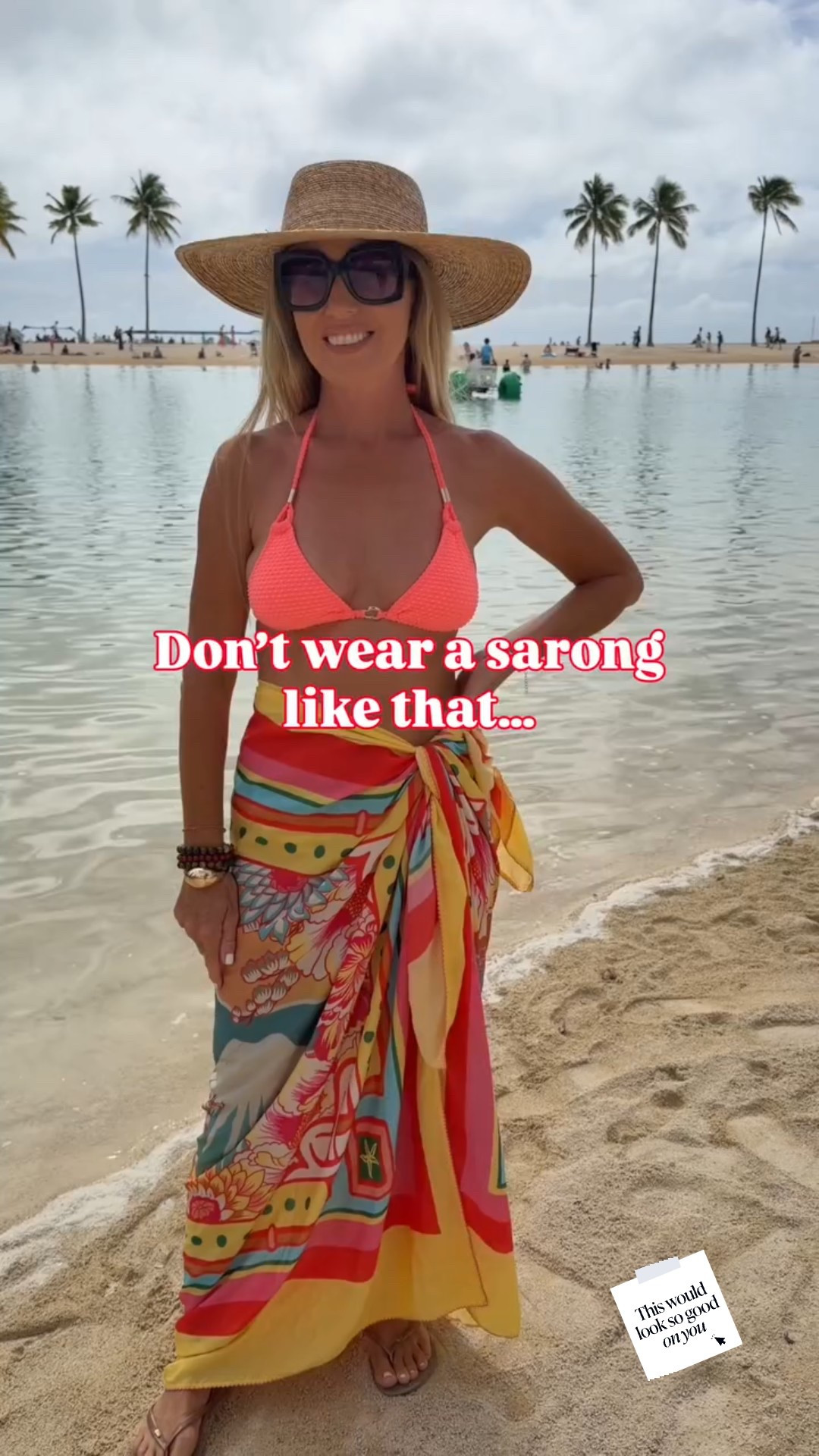 This DIY sarong romper 👀? YES or NO ?

👙 wearing 2 different bikinis , both come as sets and are around 30 

Use code ISLE15 for 15% off on orders $70+ on Cupshe

#sarong #stylingideas #beachwear

#LTKNYFW #LTKTravel #LTKSeasonal