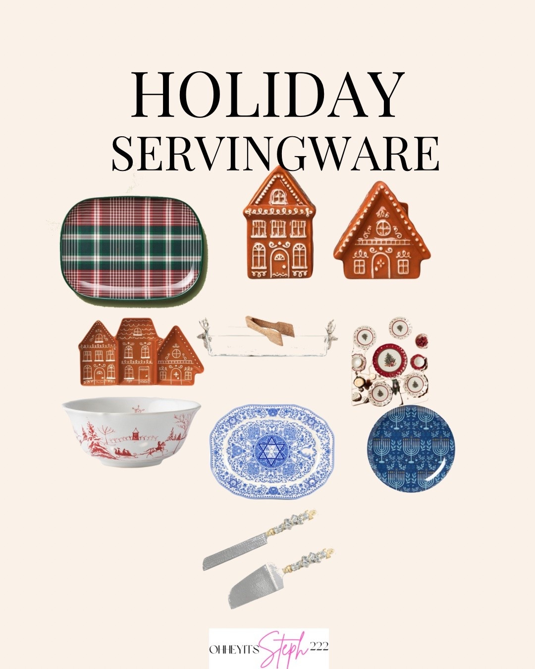 Holiday serving ware 

#LTKHoliday #LTKFindsUnder100 #LTKHome