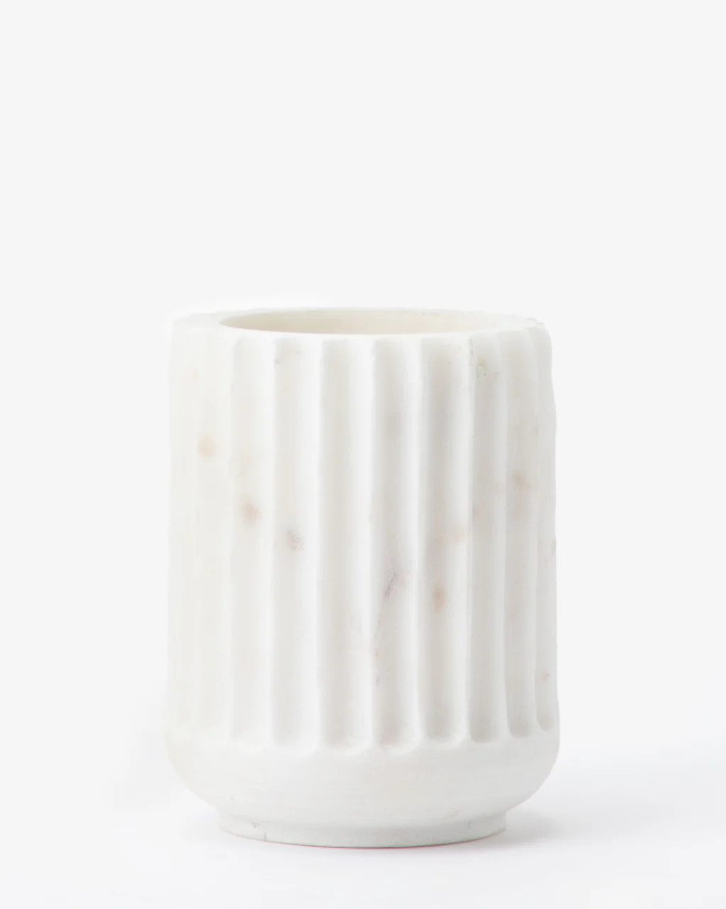 Grayson White Marble Vase | McGee & Co.