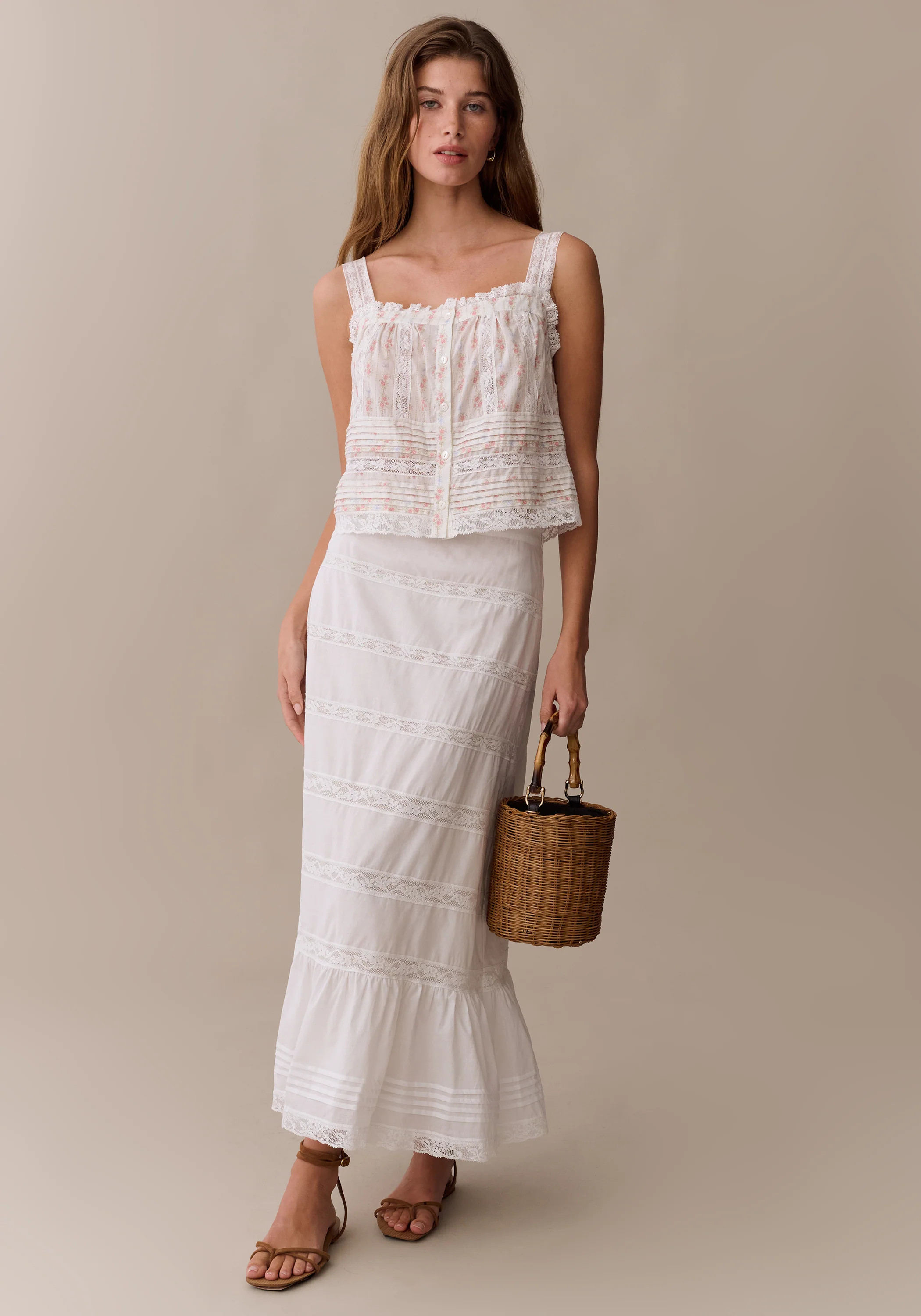Madeleine Cotton Skirt | Few Moda