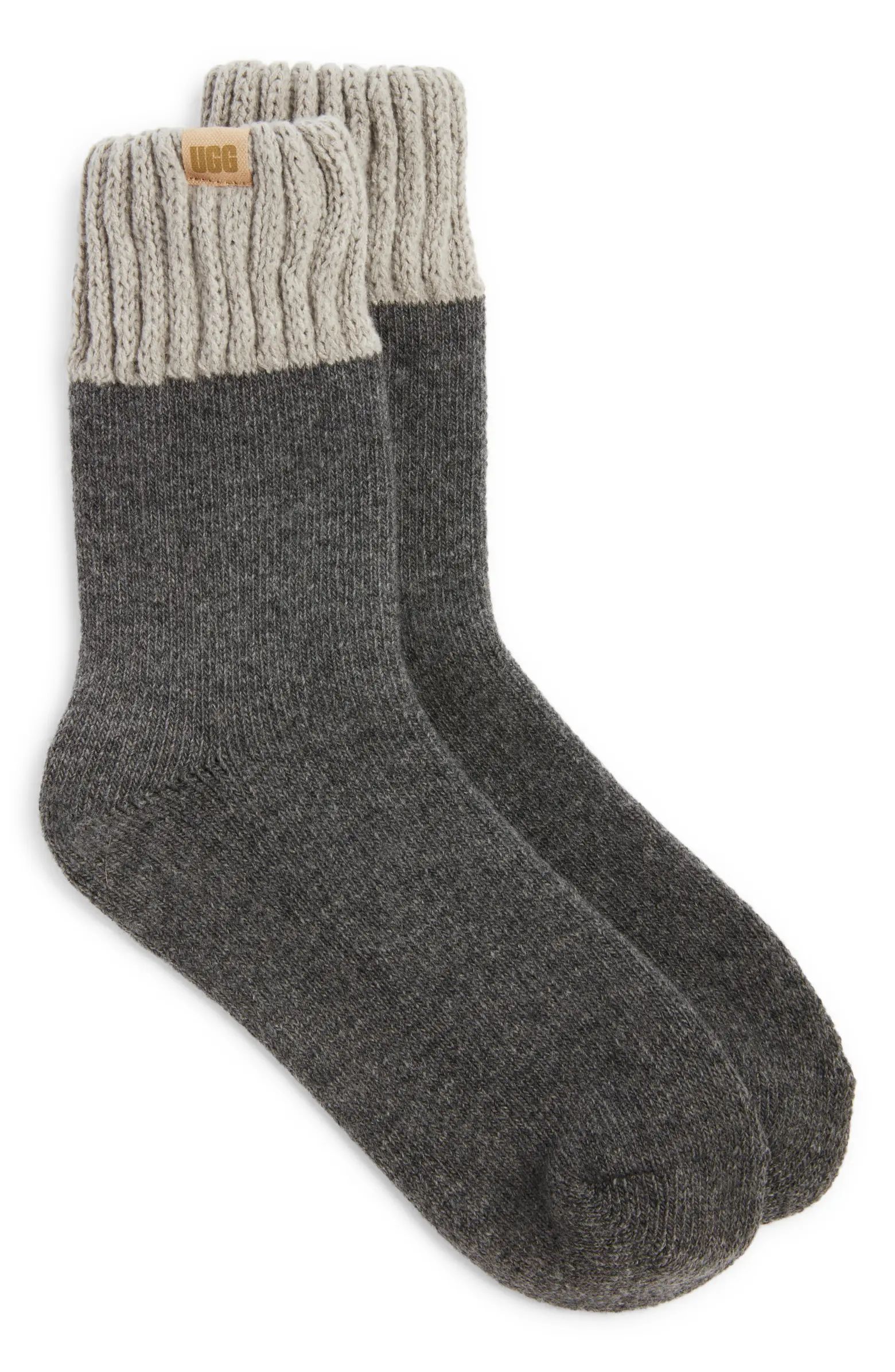 Chilly days are a perfect match for these soft and cozy quarter-length socks knit with a chunky c... | Nordstrom