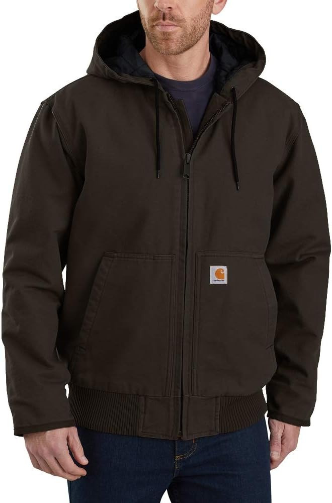 Carhartt Men's 104050 J130 Washed Duck Active Jac | Amazon (US)
