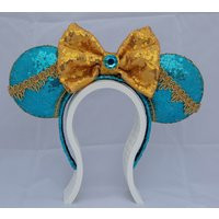 Jasmine Mickey Ears, Minnie Mouse Headband, Princess Headband | Etsy (US)