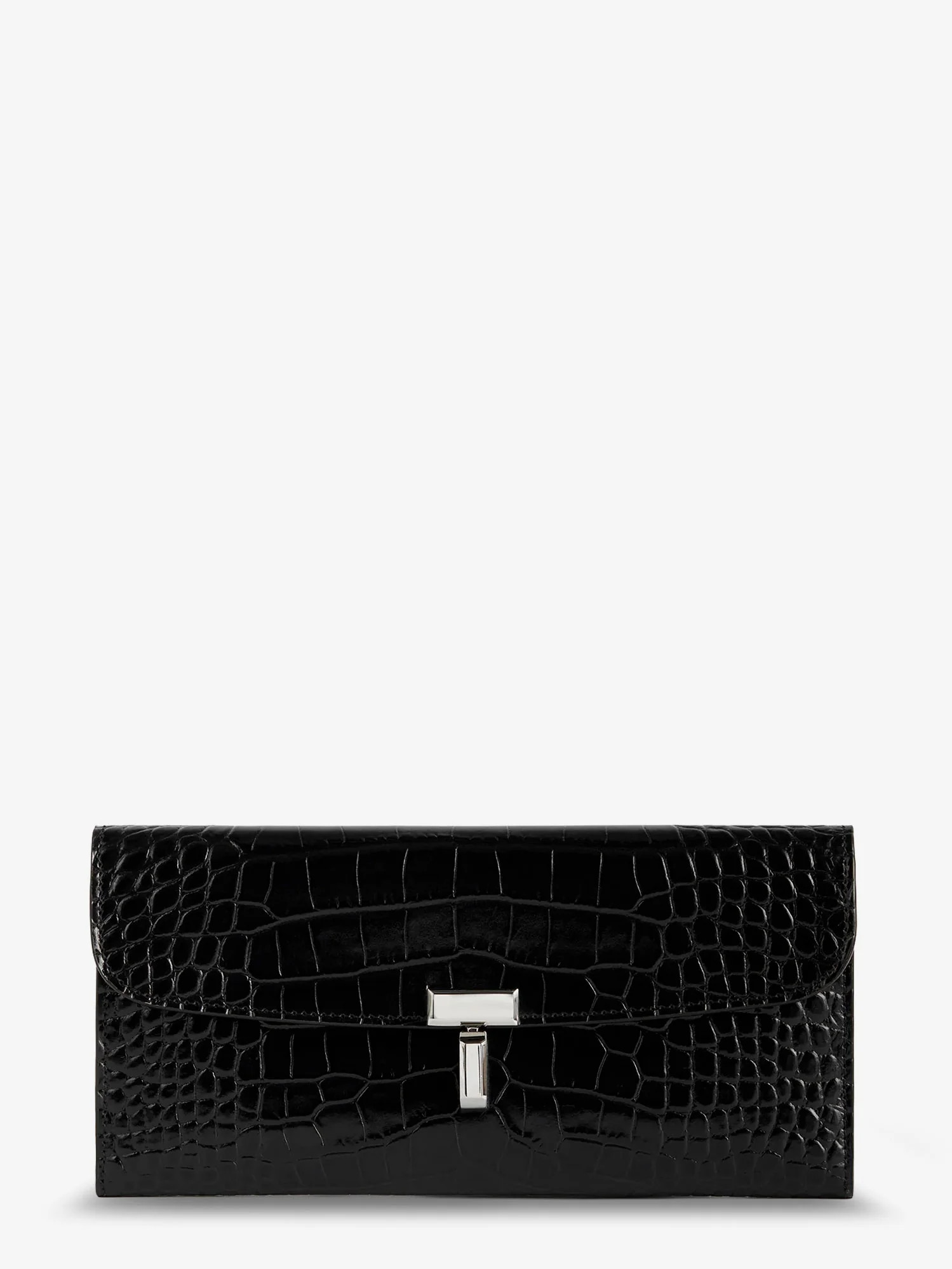 T-Lock croco print leather wallet - TOTEME - gender_Woman | Nugnes 1920