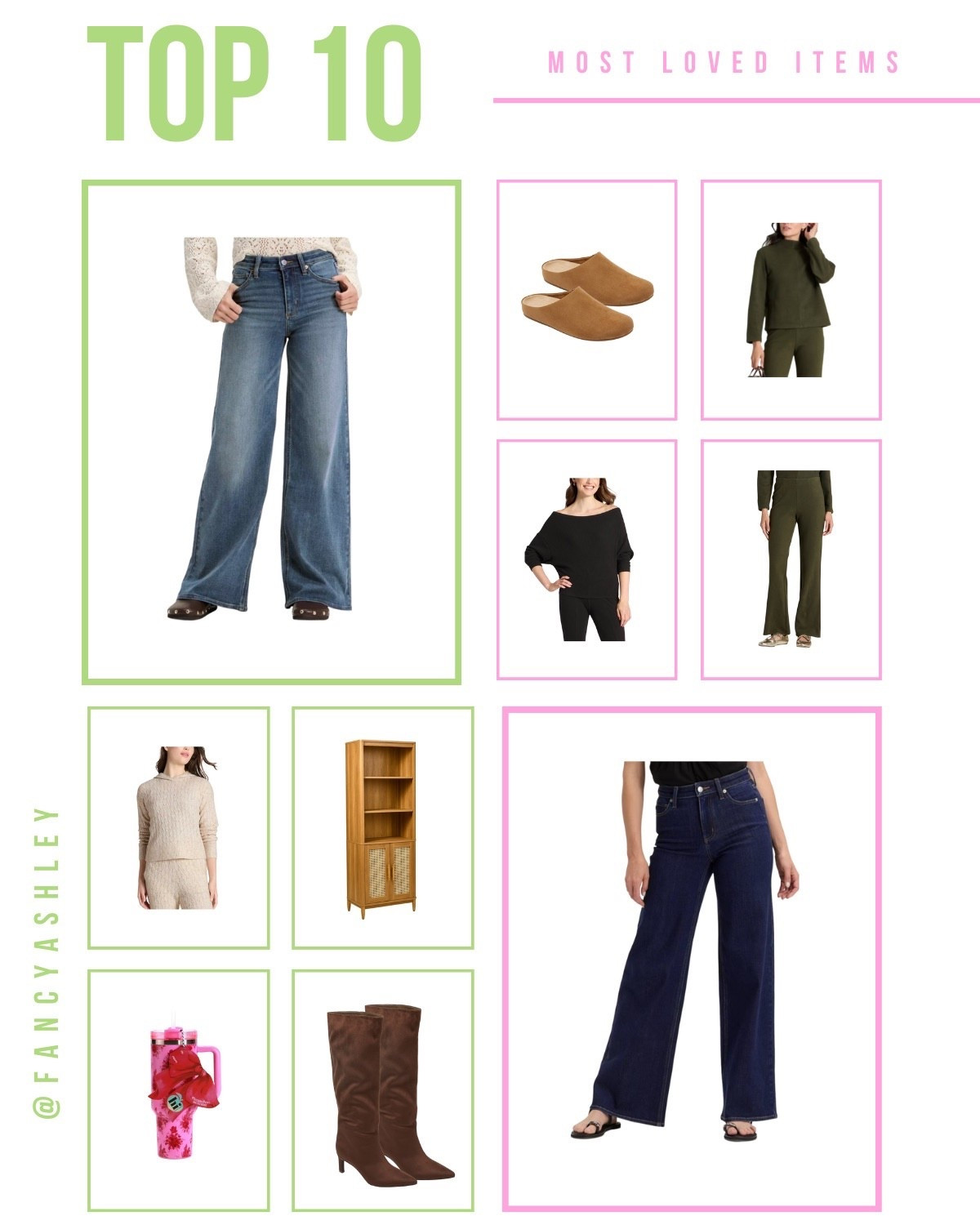 Your most loved from the week! My new Target haul grabbed the top spots again - we've got some fab Target denim finds under $30! Also have a few cozy winter sweaters and the perfect lounge set that's great for travel. Newest adds are the cutest Walmart tumblers that are $10, but giving Stanley vibes - great gift idea! Also love the Walmart bookshelf, good news it's still on sale and under $100 so run, don't walk! #WeeklyFavorites #TargetHaul #MostLoved #TargetDenim #WalmartFinds #UnderThirty #WinterSweaters #TravelOutfit #Top10 #BestSellers

#LTKFindsUnder100 #LTKHoliday #LTKSeasonal