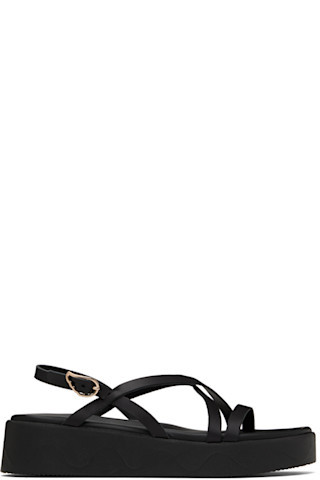 Ancient Greek Sandals - Black Silia Sandals | SSENSE