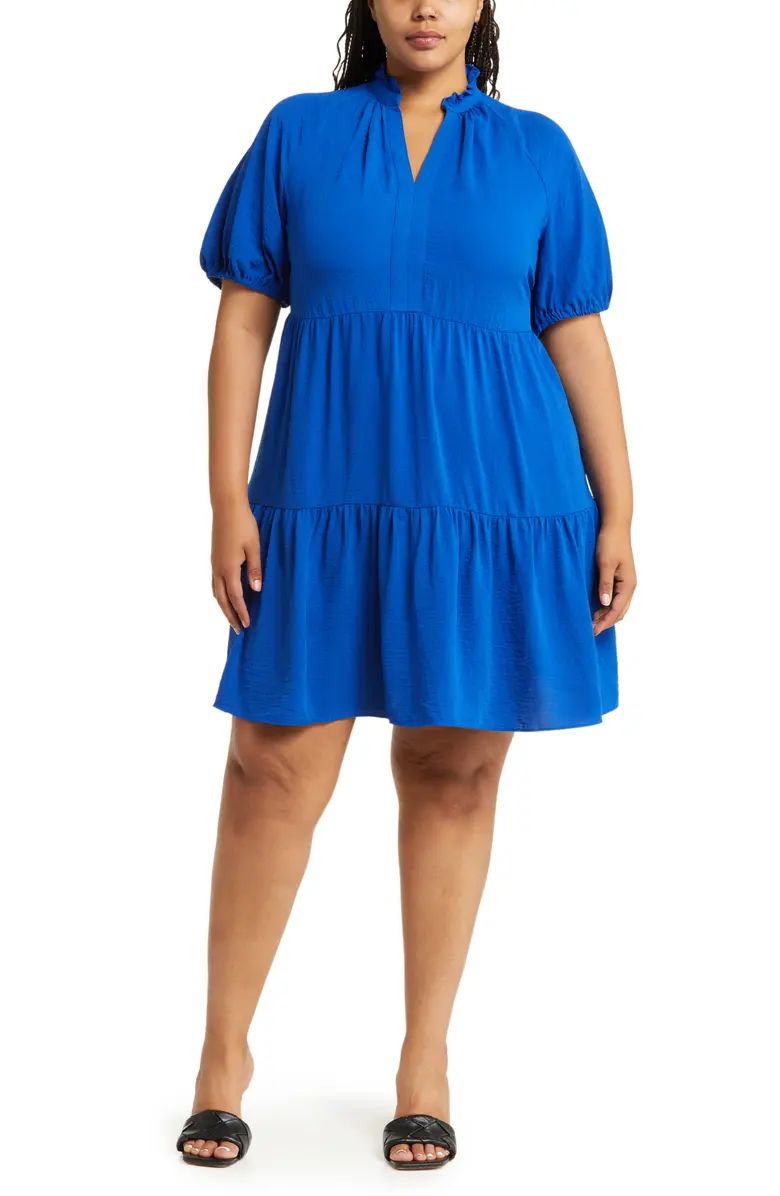 Tiered Ruffle Neck Dress | Nordstrom