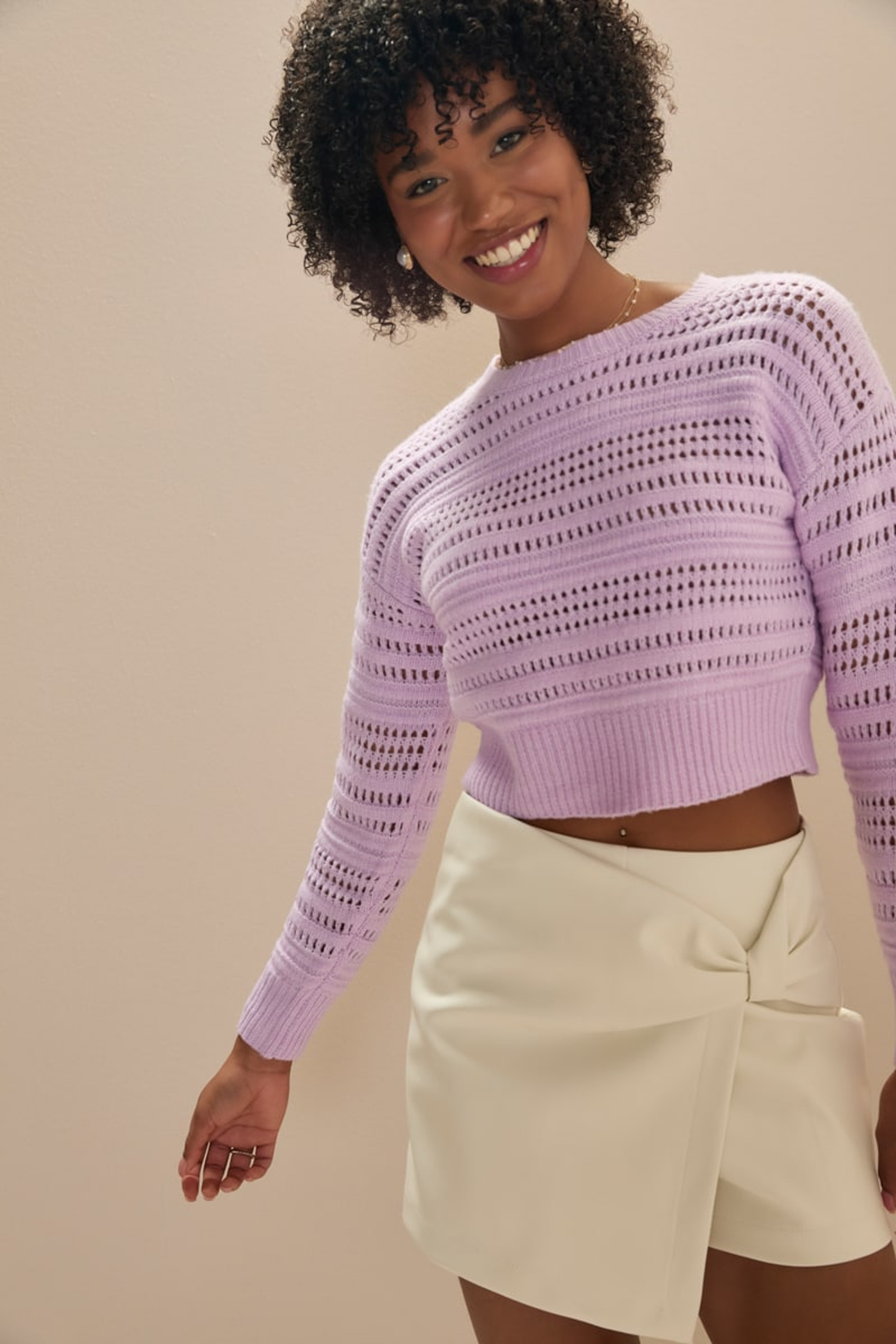 Alana Vegan Leather Skort | Francesca's