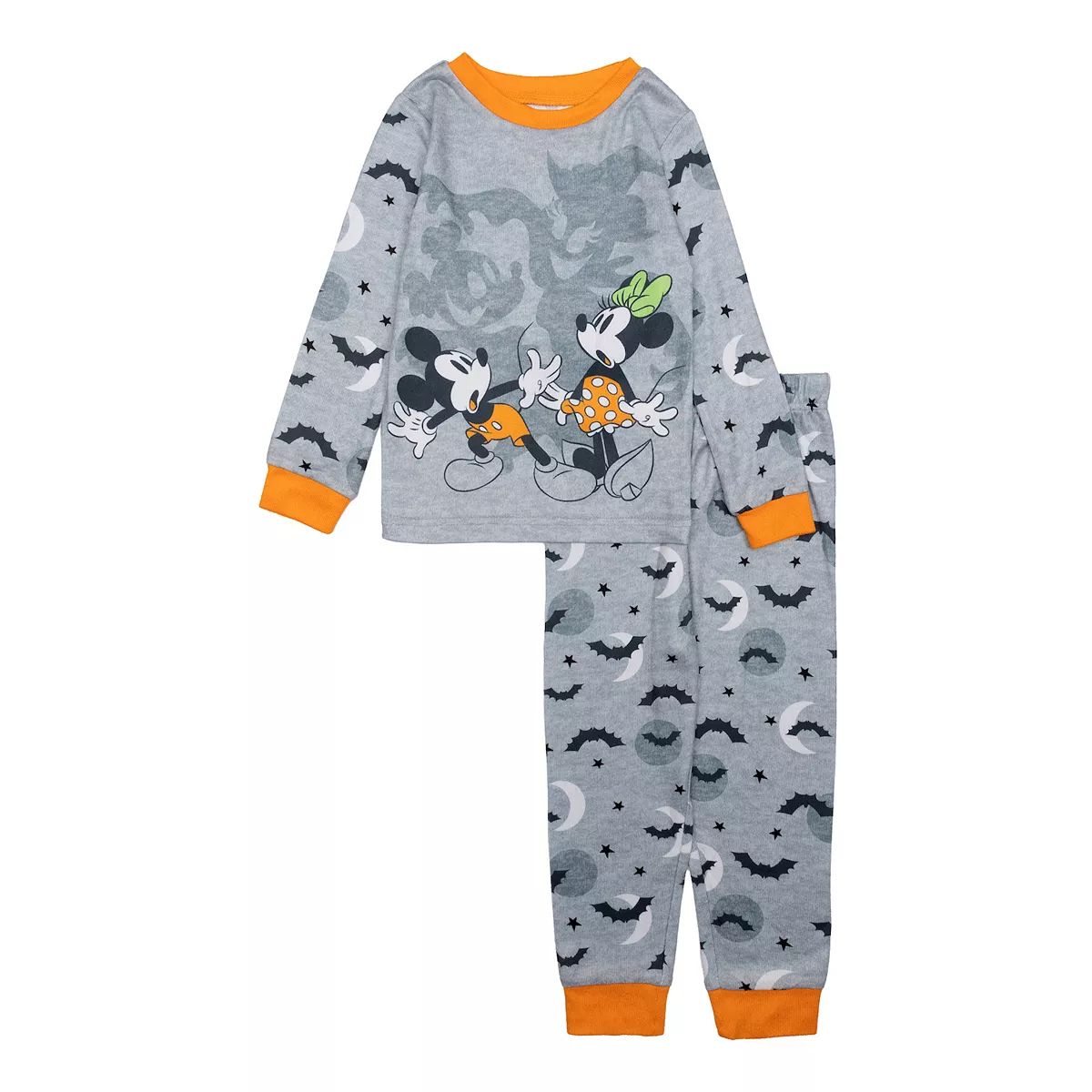 Disney's Mickey Mouse & Minnie Mouse Toddler 2-pc. "Spooky Time" Top & Bottom Pajama Set | Kohl's