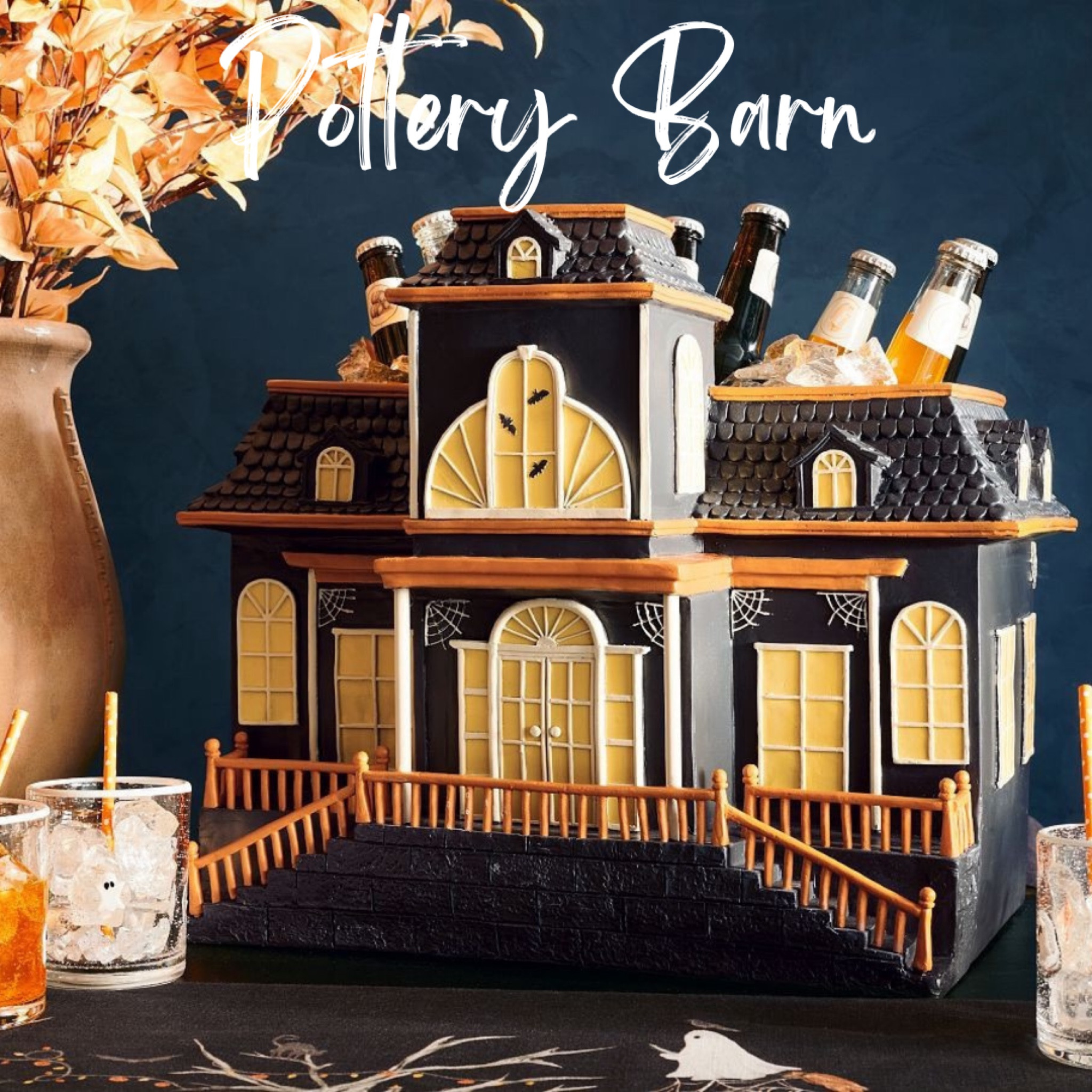 Impress your guests this Halloween with the eerily realistic haunted house bucket! With spooky details that invite a closer look, they’ll enjoy grabbing a brew from it. After the party, use it as decor or fill it with candy for trick-or-treaters!

#LTKSeasonal #LTKParties #LTKHome