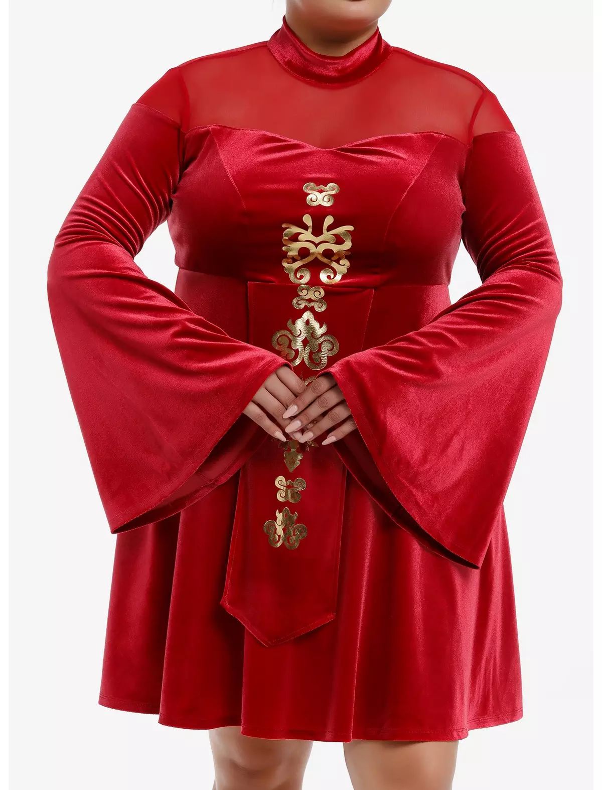 Her Universe Star Wars Queen Padme Amidala Velvet Dress Plus Size | Hot Topic