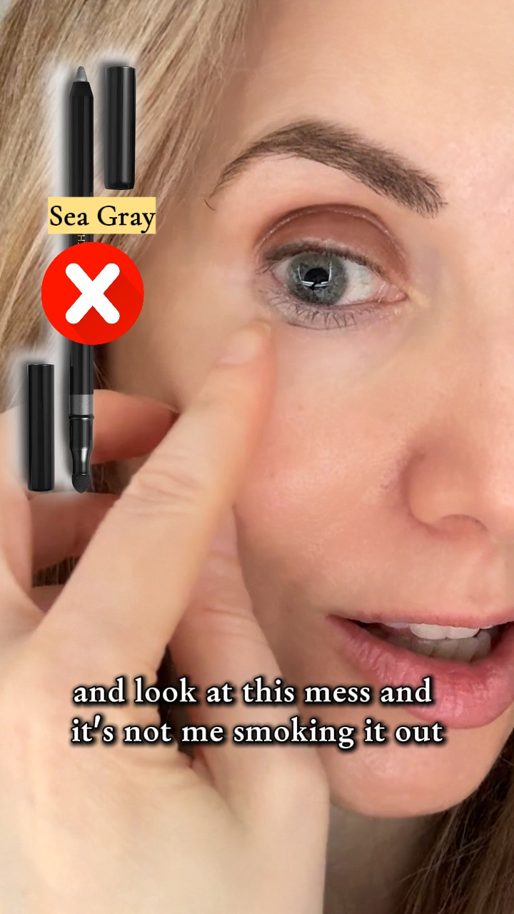 My go-to eye combo - Natasha Denona matte shadow to do a faint wing, Dior for that subtle wet look, VB black eye liner. Today, I skipped mascara, which is great bc you can see it's just the silver eyeliner that pooled under my eye. sephora, mascara, waterproof mascara, eyeshadow, eyeshadow palette, palette, eyeliner, eyeliner brush, waterproof

#LTKBeauty #LTKgrwm