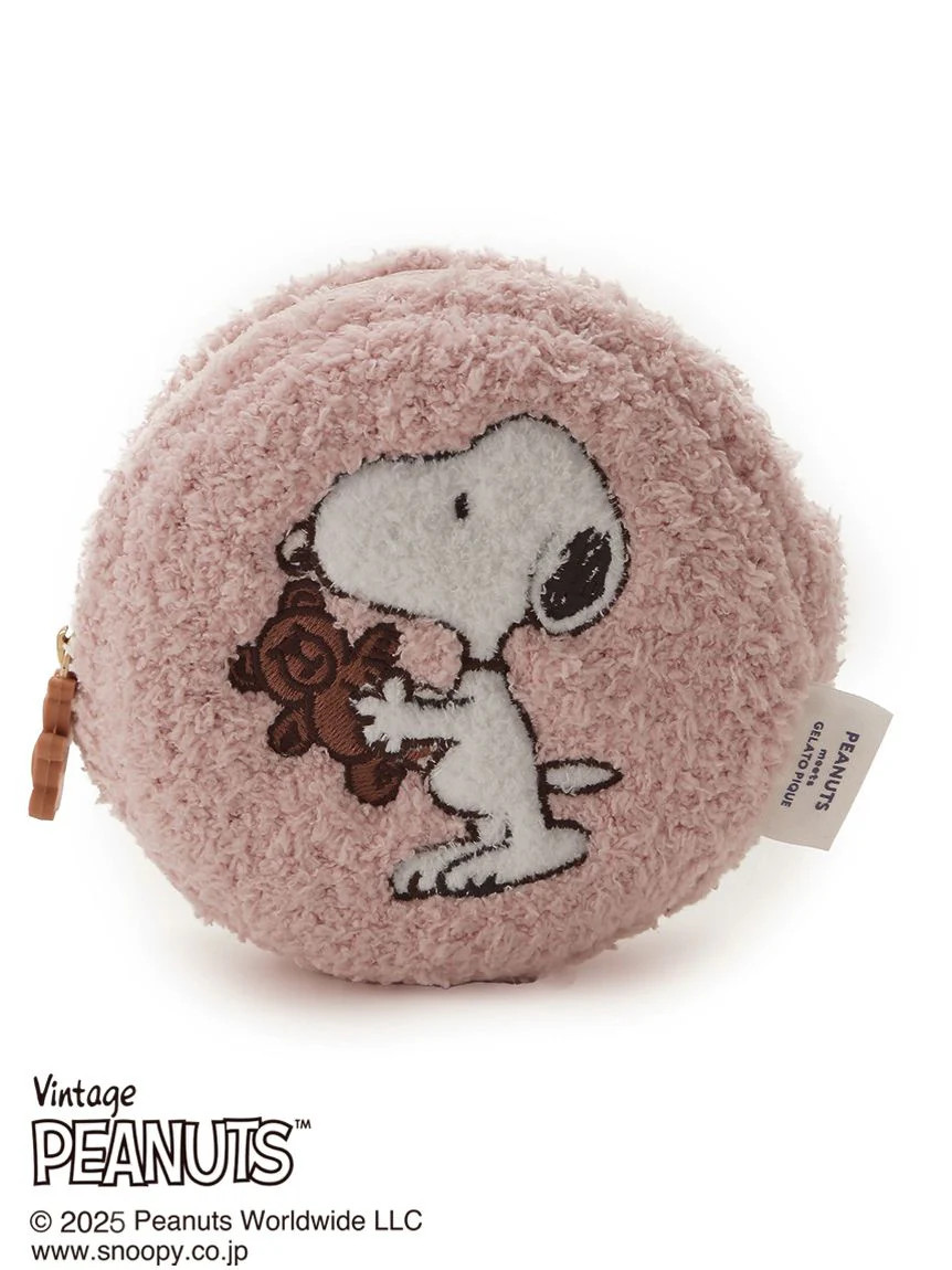 [PEANUTS] SNOOPY×BEAR Motif Pouch | Gelato Pique