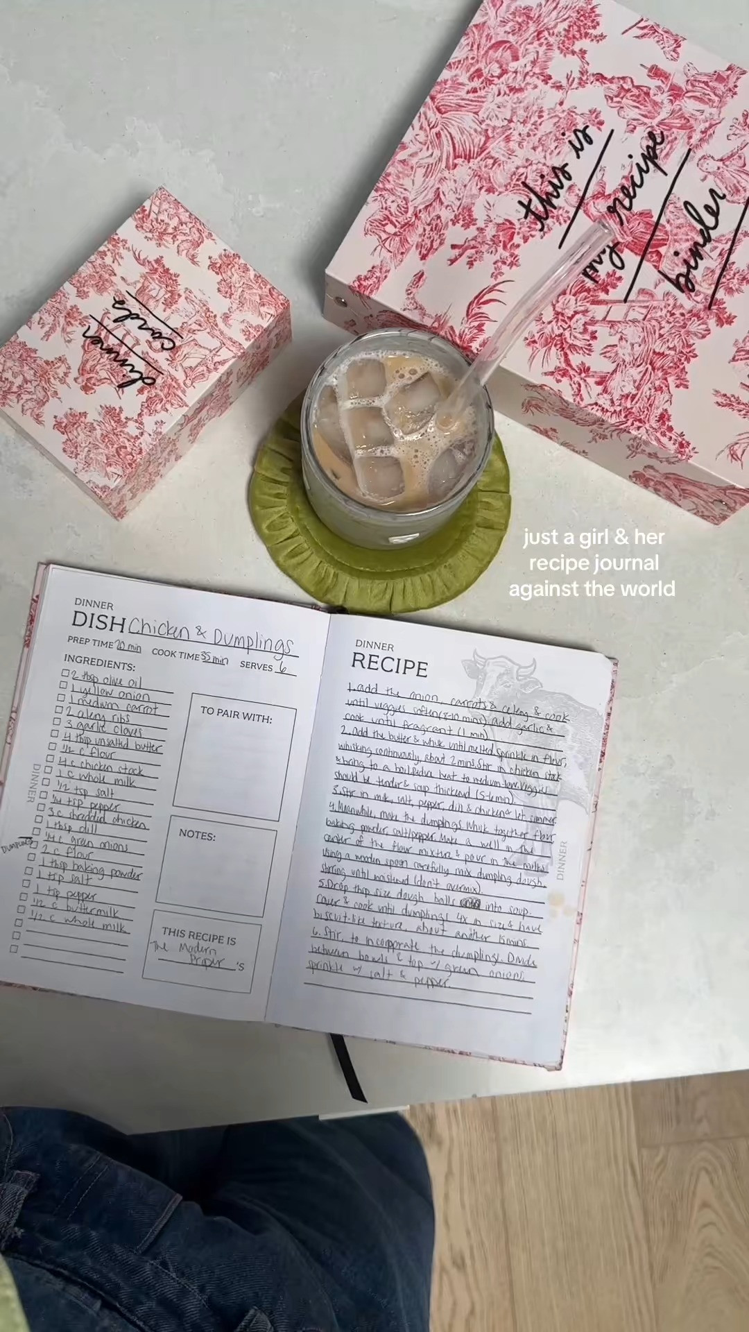 just a girl & her recipe journal against the world 💘 

 #LTKHome #LTKParties #LTKStyleTip