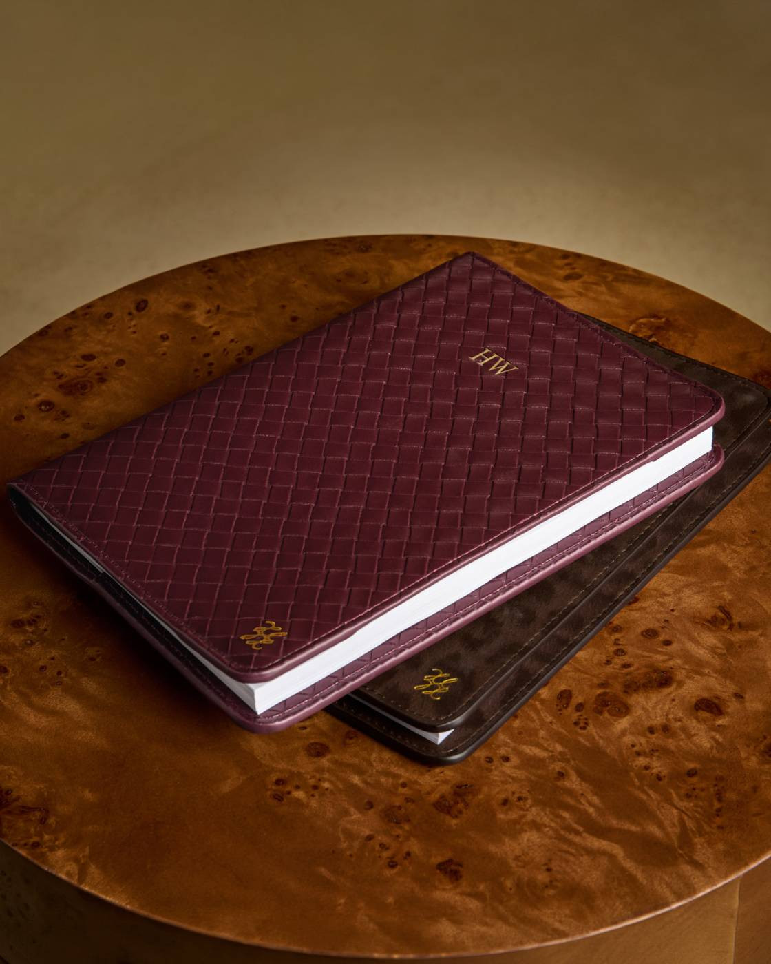 Woven Notebook Cover and A5 Lined Notepad in Cherry | Katie Loxton Ltd. (UK)