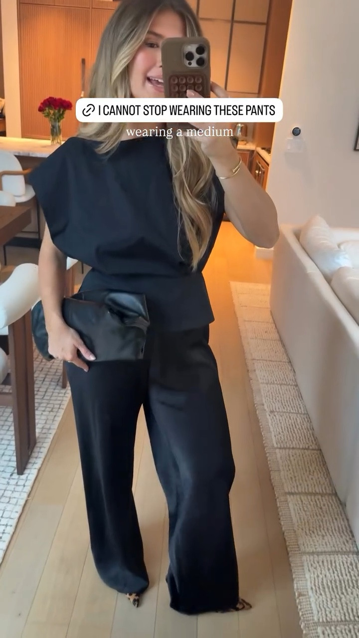 I seriously cannot get enough of these satin pants!! SO chic and can dress up or down for any season.

#LTKStyleTip #LTKSeasonal