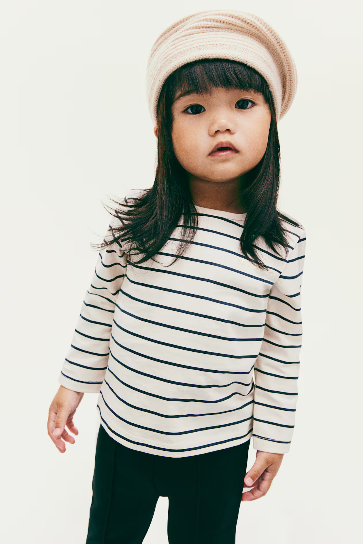 Printed Cotton Jersey Top | H&M (US + CA)