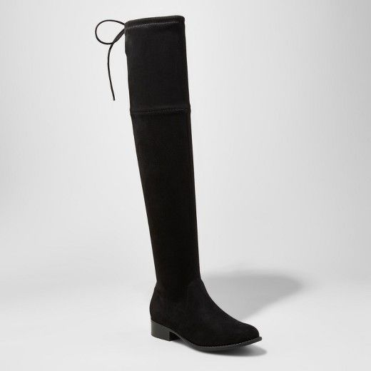 Women's Sidney Over the Knee Boots - A New Day™ Black 11 | Target