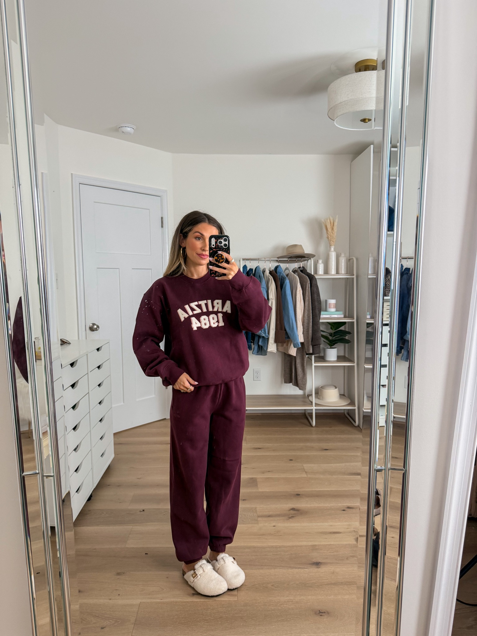 Coziest Aritzia sweat set — size small in the crewneck and xs in the sweatpants

#LTKootd #LTKPetite #LTKSeasonal