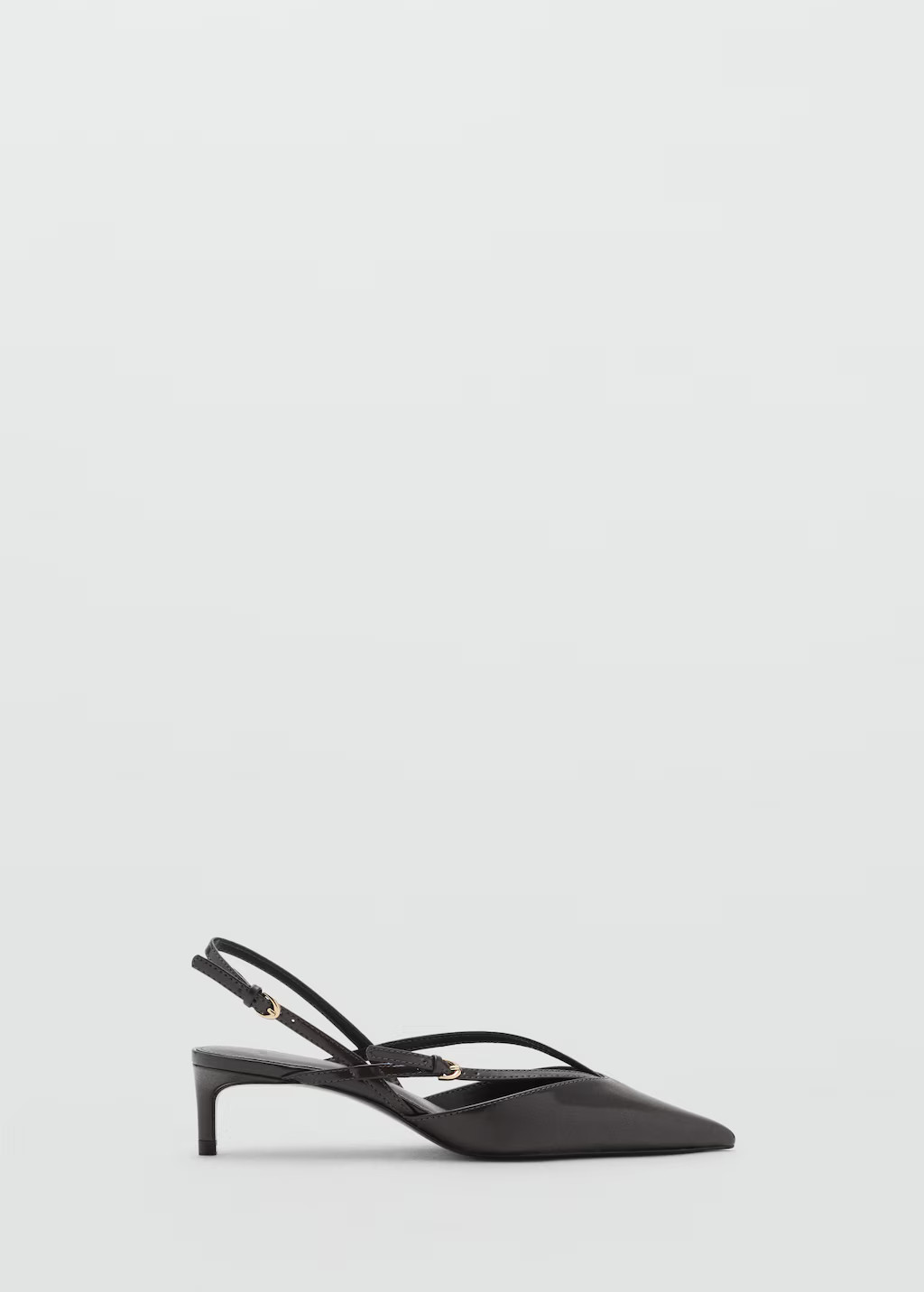 Kitten-heeled strappy shoes | MANGO (UK)
