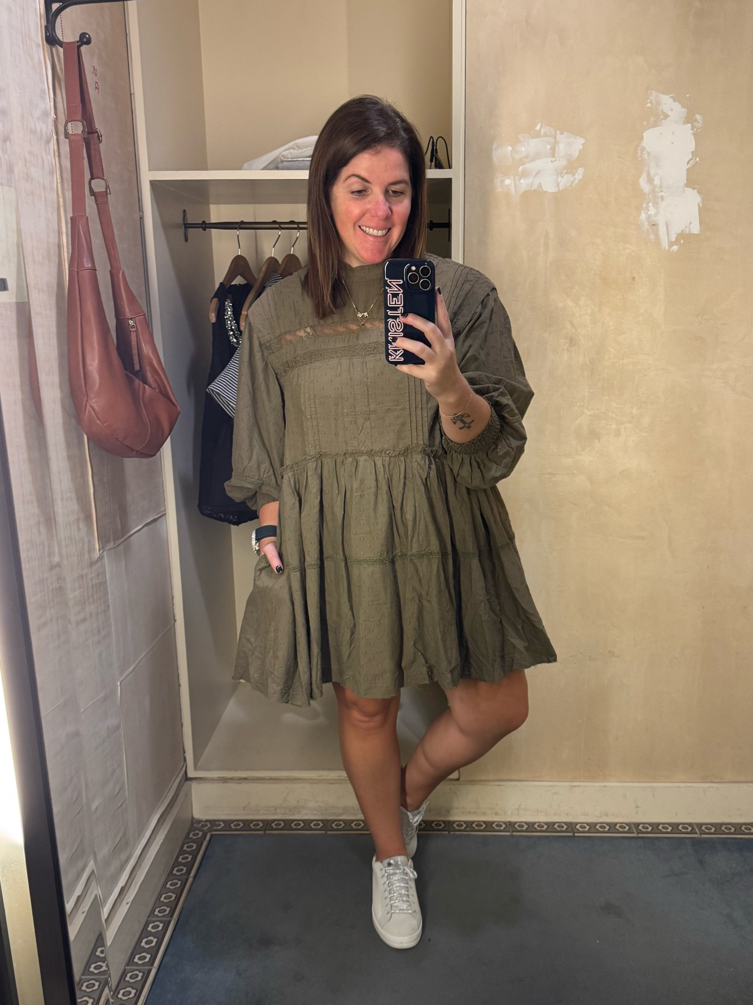 This gorgeous dress is from Anthropologie and it is on sale! It is not just on sale, but the sale price is an additional 40% off right now! The dress runs a bit big, but I would stick with your normal size! 

#LTKFindsUnder100 #LTKStyleTip #LTKSaleAlert