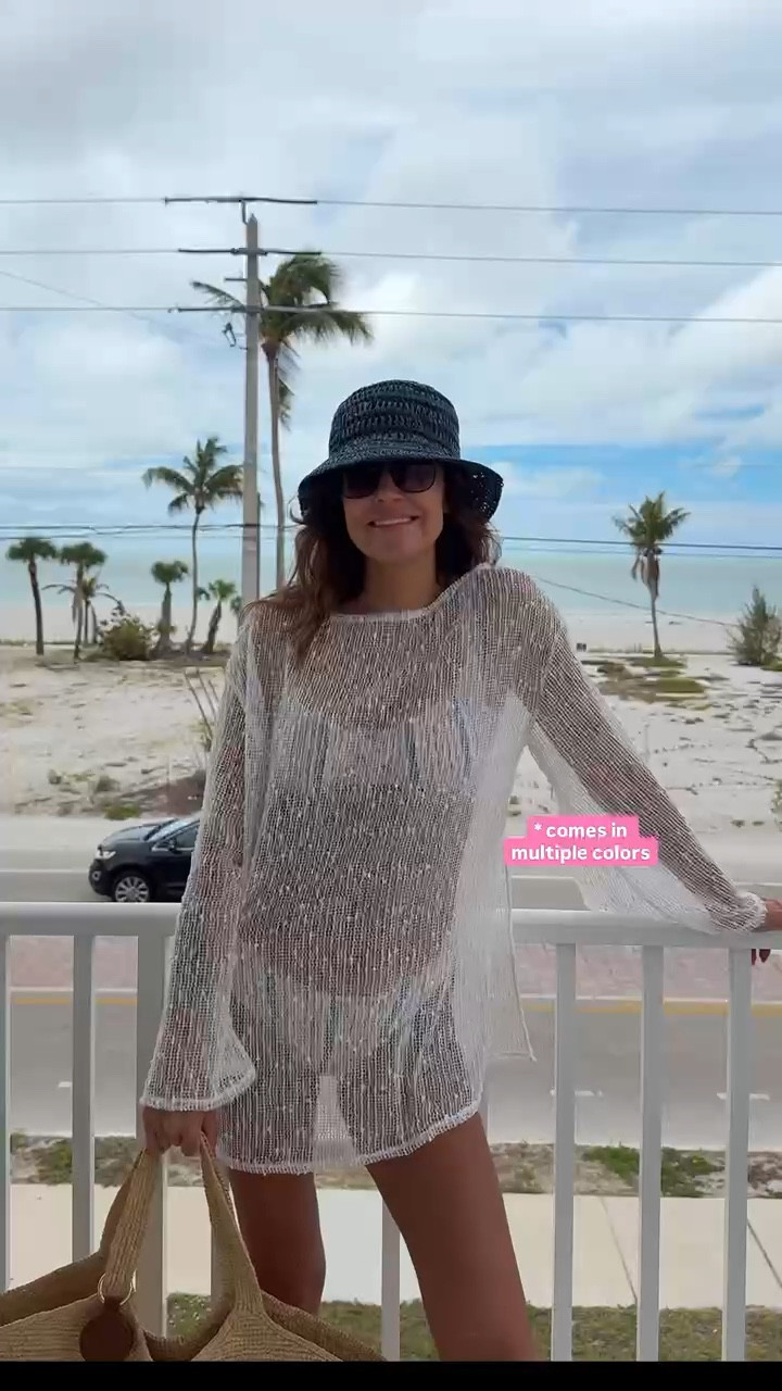 One of my fav Amazon purchases - this elevated sheer white swimsuit coverup under $30!  I’m wearing size small

Amazon finds, beach outfit, pool outfit, beach vacation outfit, white dress

#LTKgrwm #LTKOver40 #LTKSwim