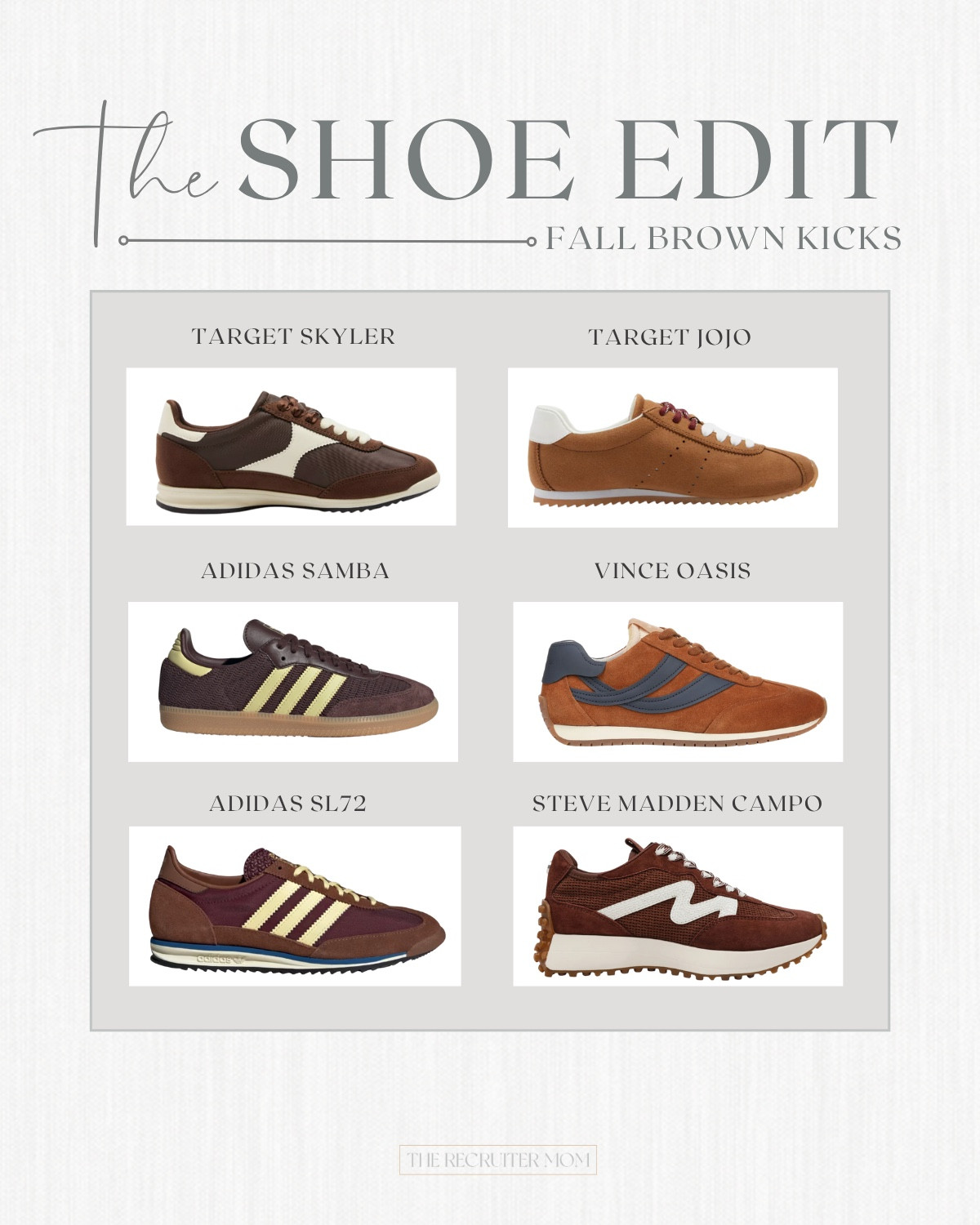 Fall Brown Sneakers  

 #LTKSeasonal #LTKShoeCrush #LTKautumn