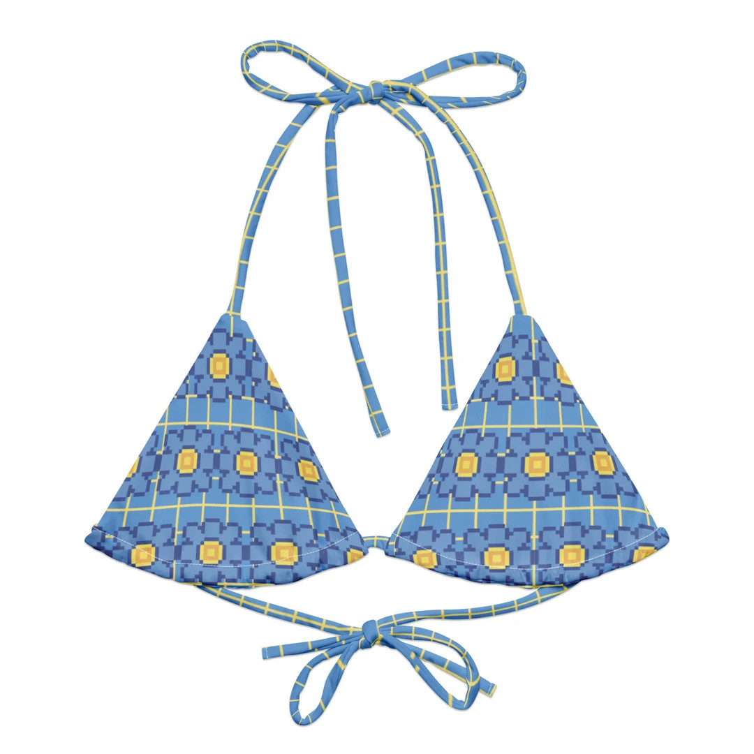 It's Okay to Feel Your Feelings Recycled String Bikini Top - Mental Health Matters by the Bananni... | Etsy (US)