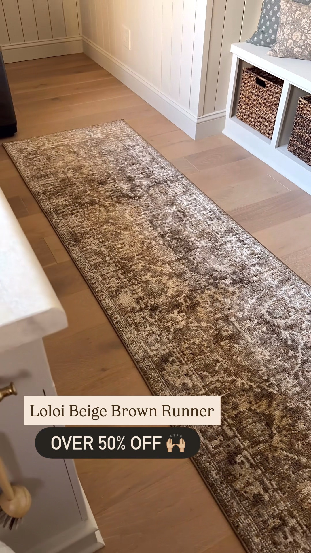 Wayfair rug, Loloi rug, beige brown rug, neutral runner rug, vintage runner rug, distressed rug, hallway runner, kitchen runner rug, entryway rug, neutral home decor, brown area rug, beige area rug, washable look rug, traditional rug, vintage inspired rug, affordable rug, Wayfair finds, home decor finds, neutral decor, cozy home decor

#LTKSaleAlert #LTKHome