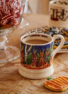 Country Creatures Bonfire Night 1/2 Pint Mug | Emma Bridgewater (UK)