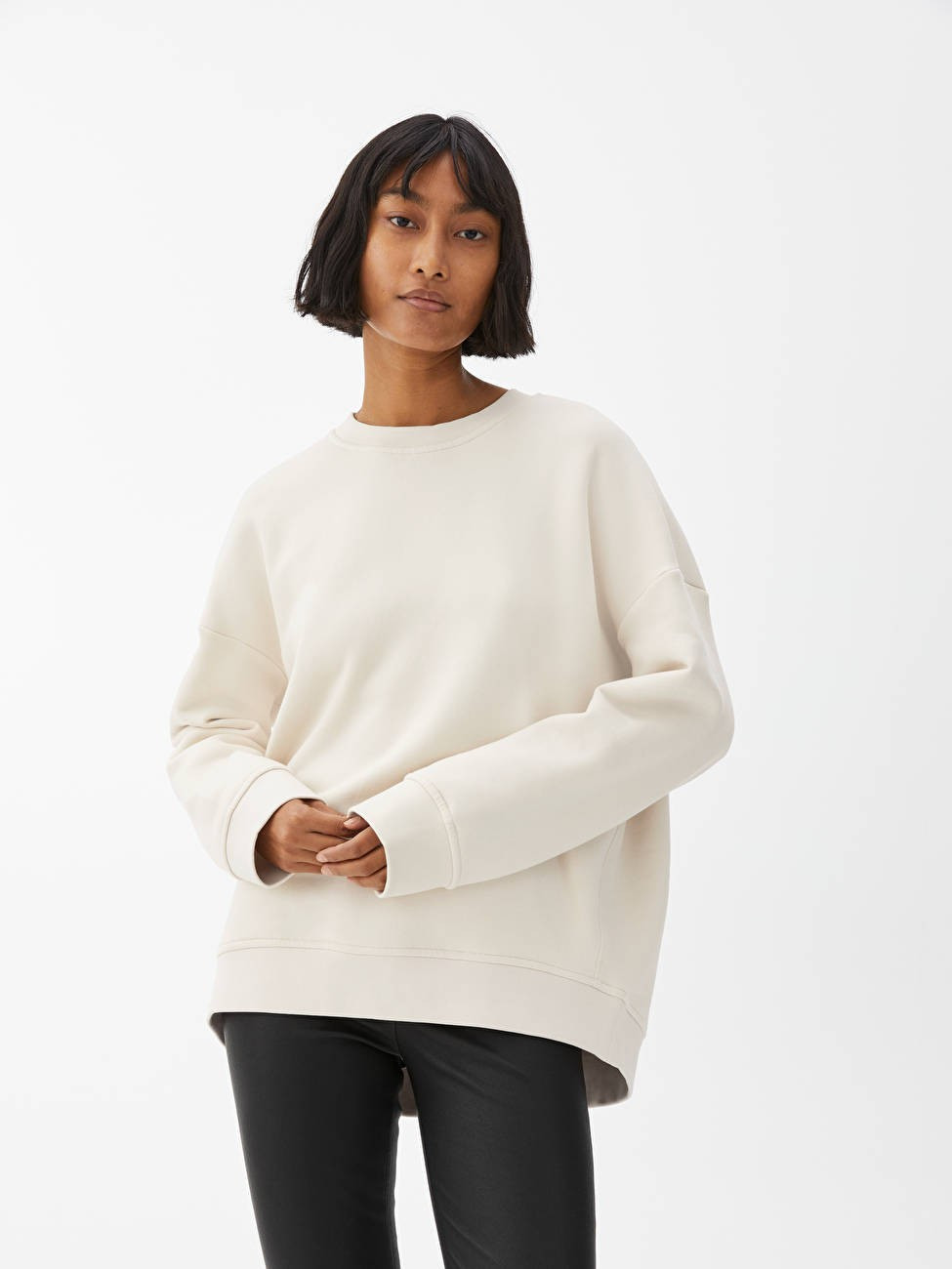 Oversized Sweatshirt - Off White - ARKET GB | ARKET (US&UK)