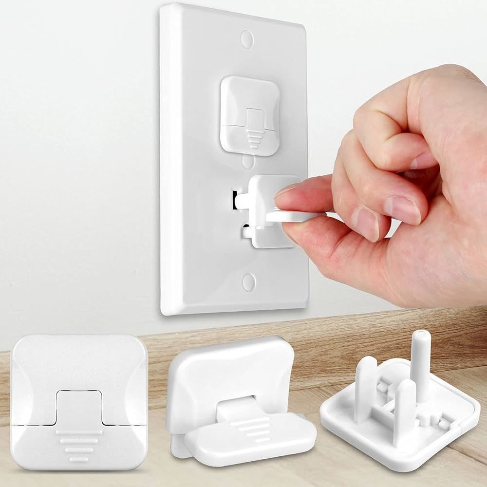 Mom's Choice Gold Awards Winner - Outlet Covers with Hidden Pull Handle Baby Proofing Plug Cover... | Amazon (US)