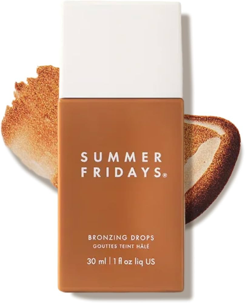 Summer Fridays Bronzing Drops - Hydrating Serum-Like Formula with Hyaluronic Acid - Hybrid-Makeup... | Amazon (US)