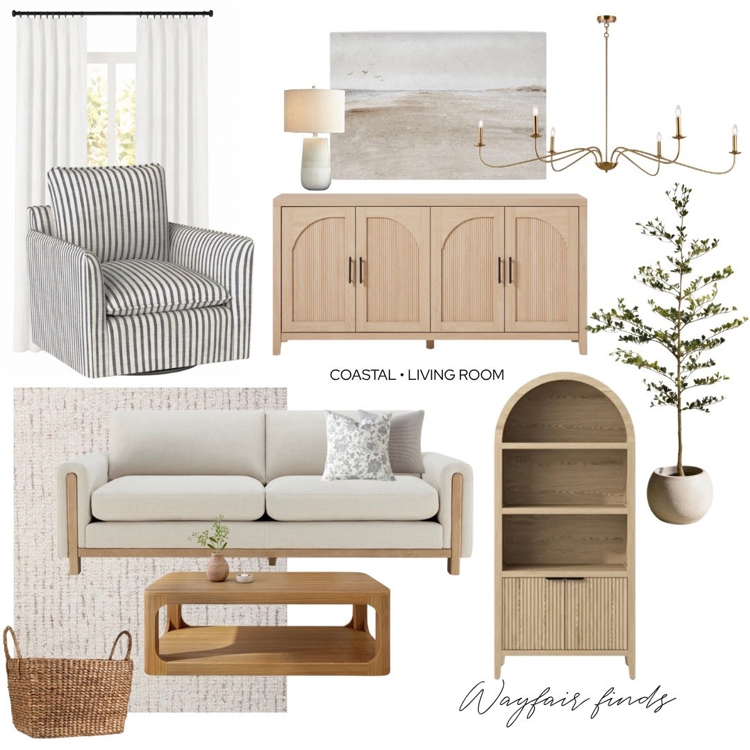 Coastal living room finds 🤎

Soft neutrals, warm wood tones and a few classic details to create a relaxed coastal look without feeling too beachy.

Shop all of these Wayfair finds directly through the tagged products 🤎

#WayfairCanada #WayfairCreator #WayfairCAPartner #CoastalHome #LivingRoomInspo #HomeDecorFinds #WayfairFinds