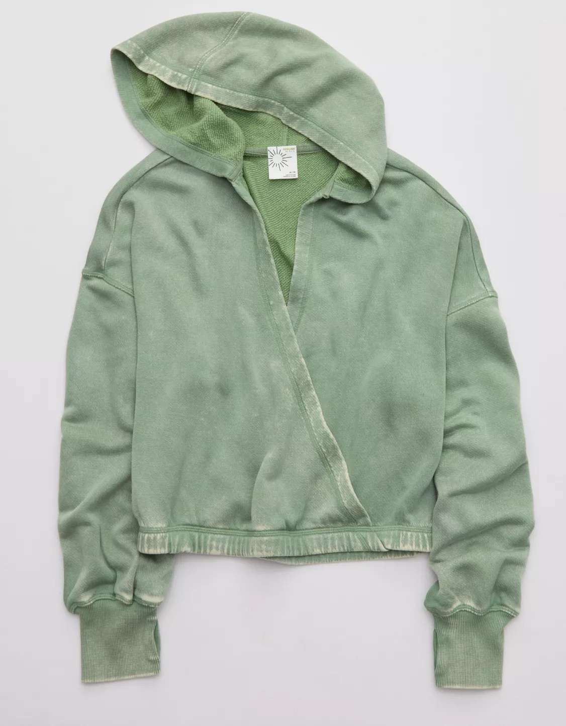 OFFLINE By Aerie Keep It 100 Terry Wrap Hoodie | Aerie