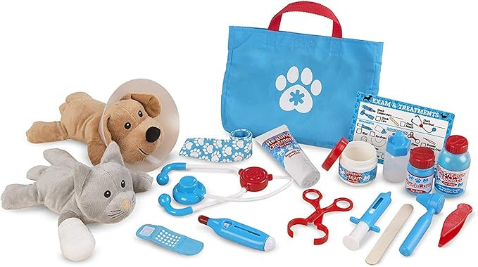 Melissa & Doug Examine and Treat Pet Vet Play Set (24 Pieces) | Amazon (CA)