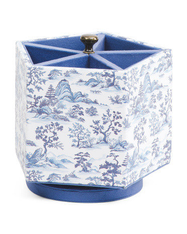 Desktop Organizer Toile Spinner | Office & Storage | Marshalls | Marshalls
