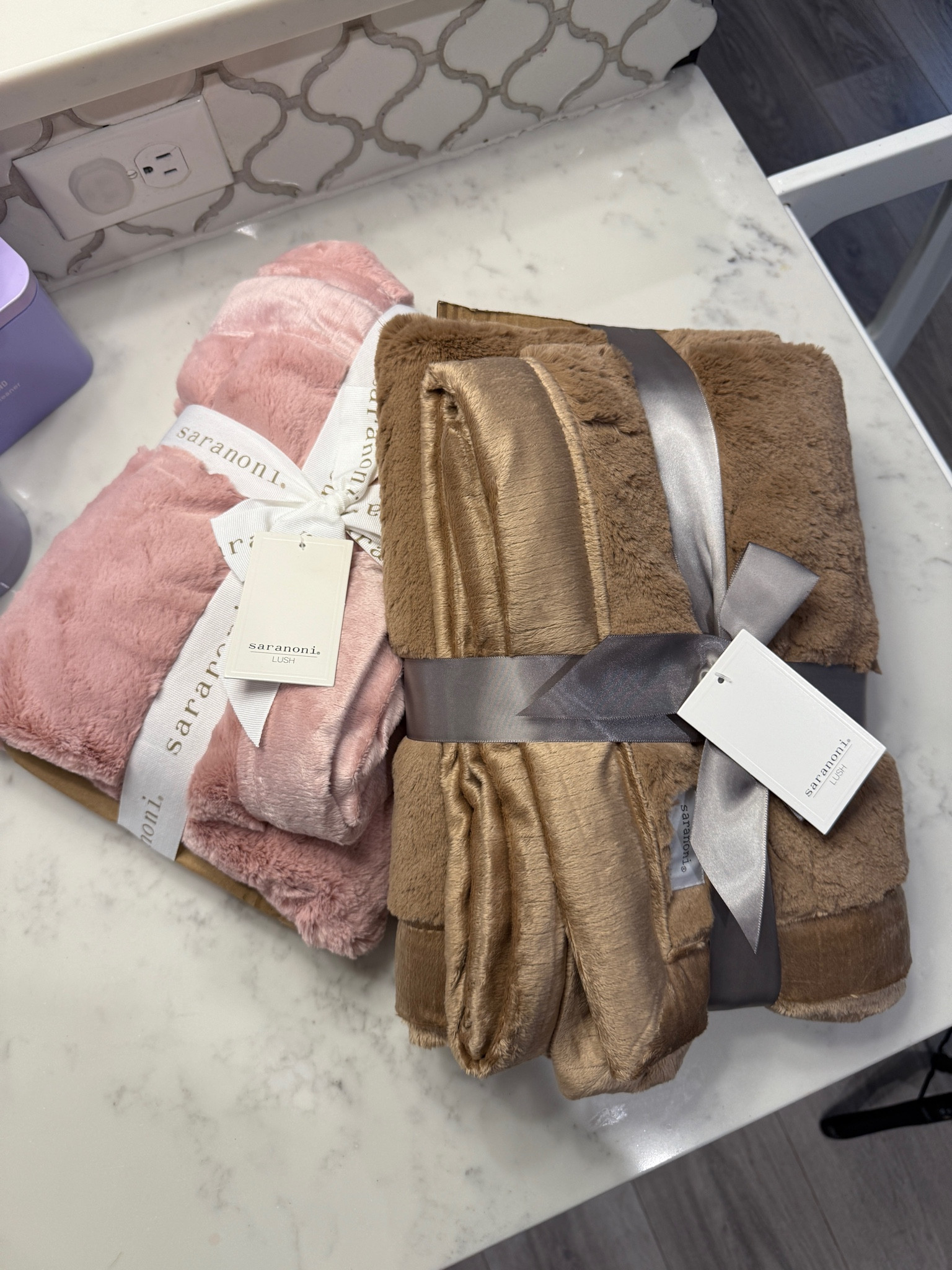 Love these cozy Saranoni baby blankets! They would be perfect for a holiday gift or baby shower gift! Now available on Amazon. 

#LTKBaby #LTKSaleAlert #LTKGiftGuide