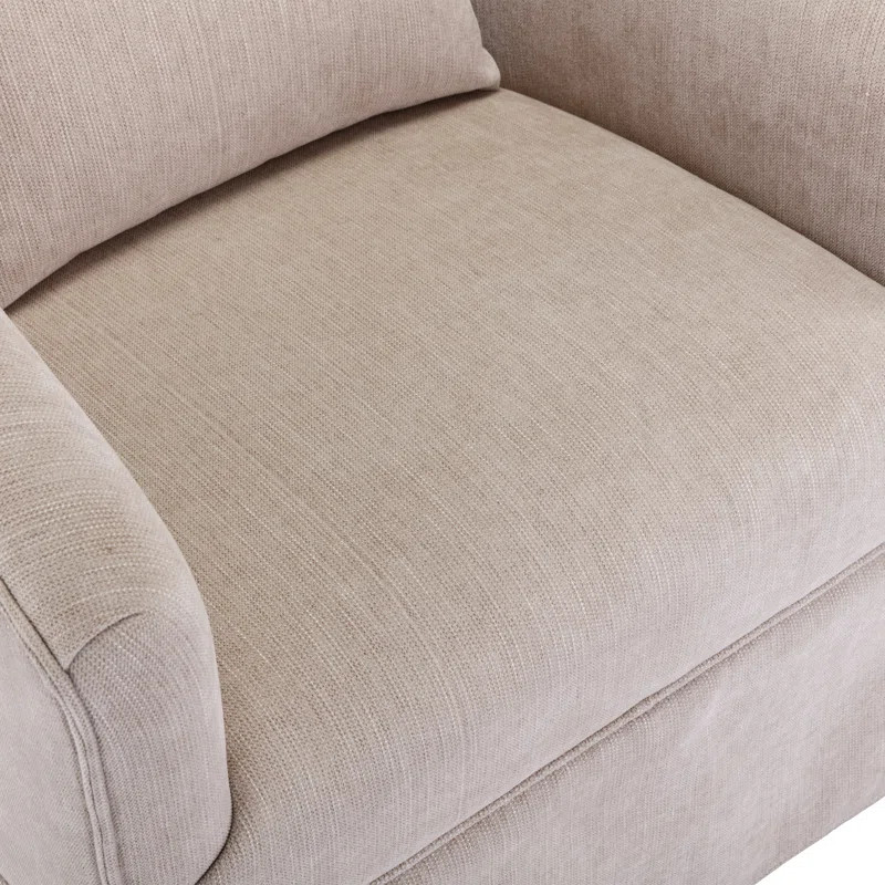 Brayden Studio® Swivel Accent Arm Chair with Plump Pillow Upholstered Comfy 360 Degree Swivel  S... | Wayfair North America