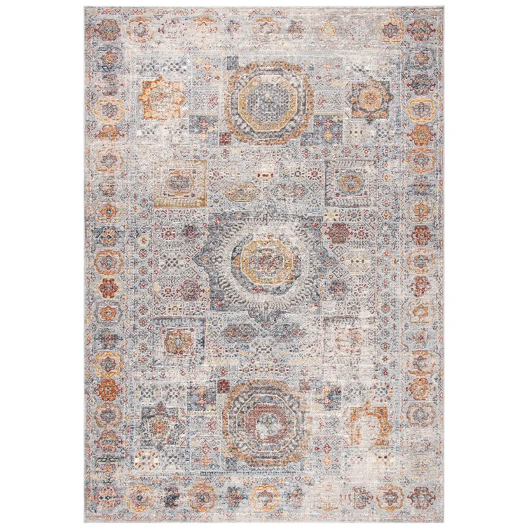Darrell Light Gray/Gold Rug | Wayfair North America