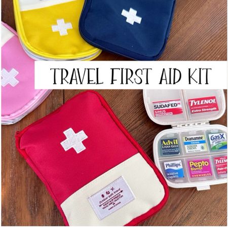 Travel first aid kit! 
.


#LTKTravel #LTKFamily #LTKActive