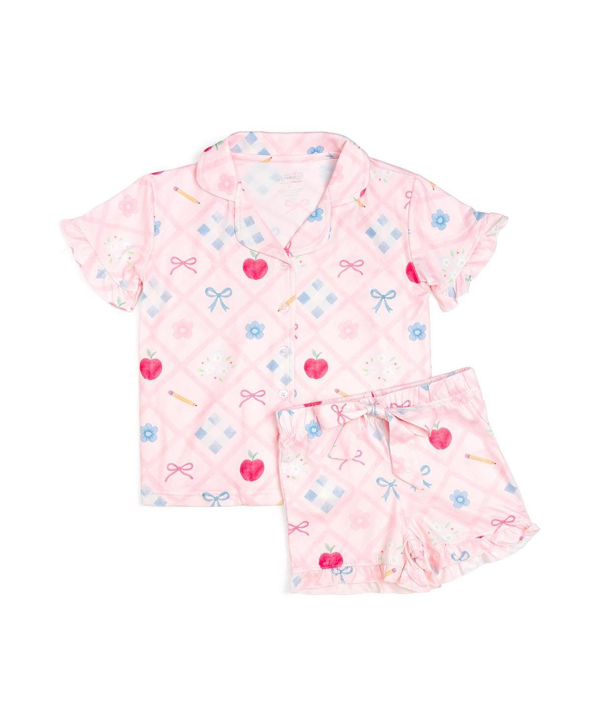 Sweet Wink Toddler Girls Back To School Trellis Lounge Set - Multicolor | Macy's