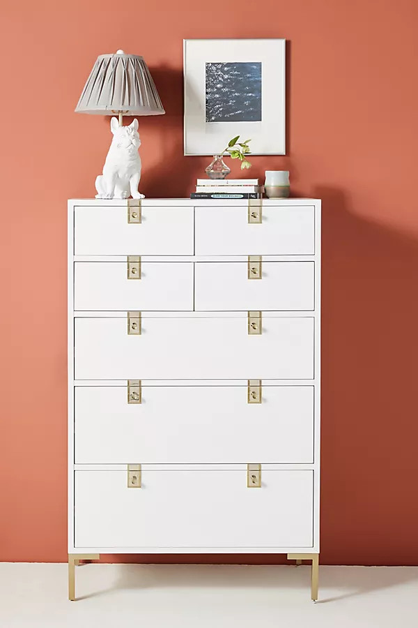 Ingram Seven-Drawer Dresser By Anthropologie in White | Anthropologie (US)
