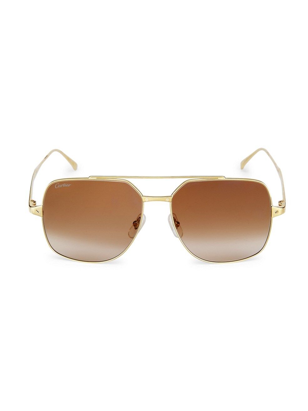 Santos De Cartier 51MM Square Sunglasses | Saks Fifth Avenue