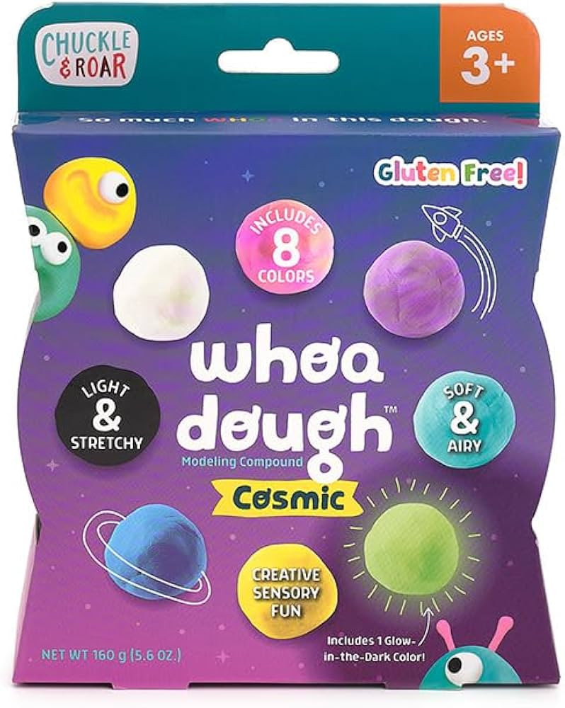 Chuckle & Roar - Whoa Dough Cosmic Colors - Tactile Kids Dough - Fun Arts and Crafts Time for Pre... | Amazon (US)
