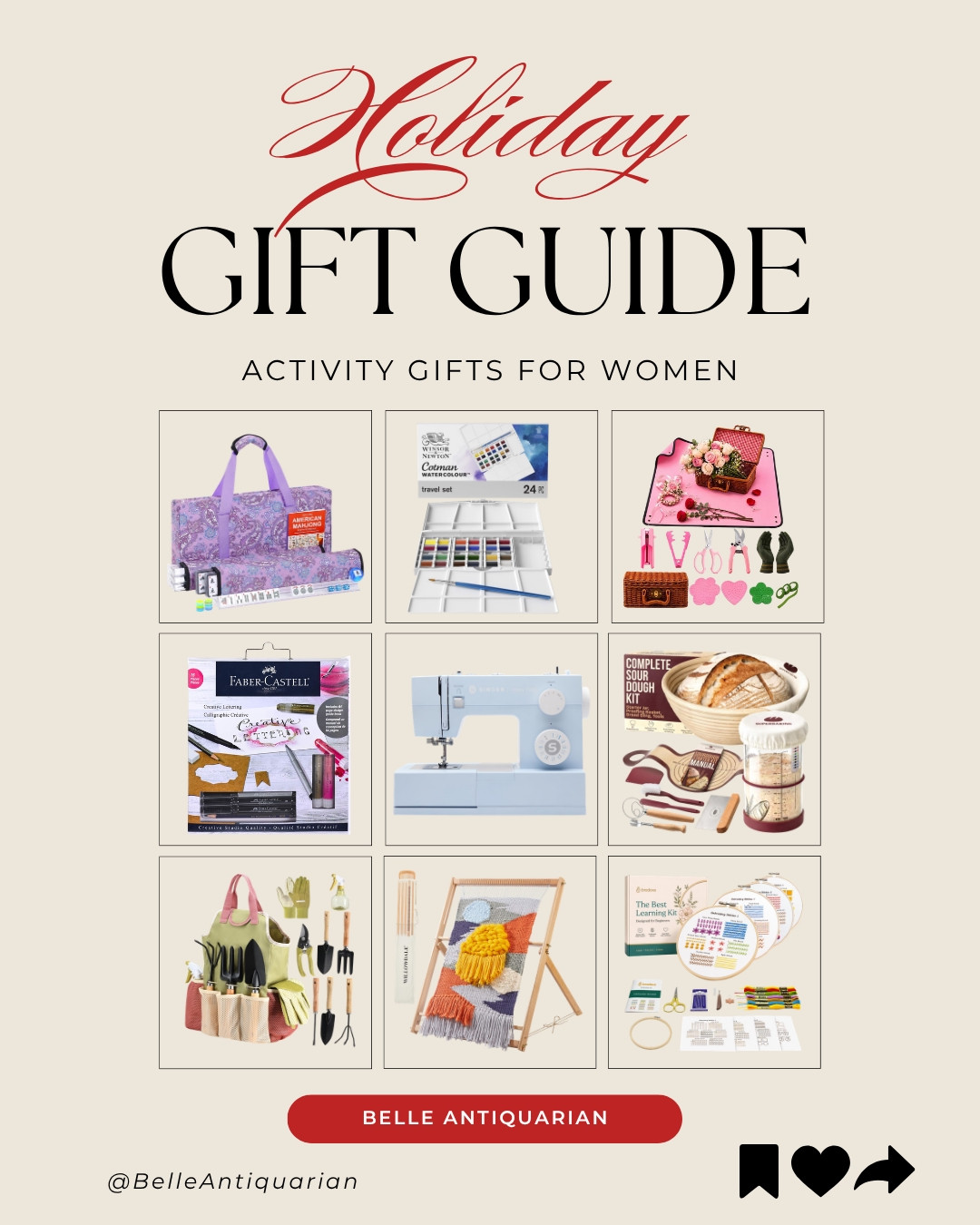 A thoughtful gift does not have to be another thing to display or store. These screen-free Christmas gifts give her something to make, grow, practice, or enjoy during a quiet afternoon at home. #LTKGiftGuide #LTKHoliday 

 #LTKSeasonal